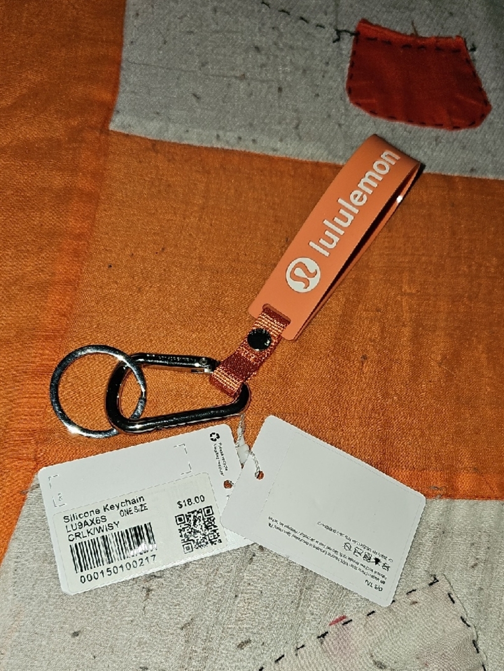 Lululemon Silicone Keychain!! Nwts, CRLK/WISY! Sold Out!!